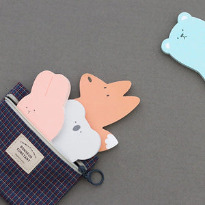 Memo Pad Animal Pink Rabbit