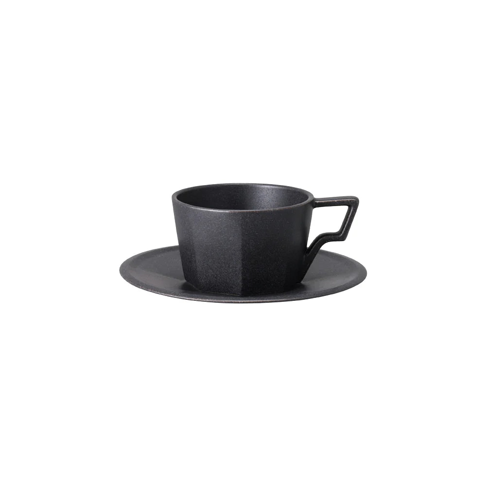 oct coffee cup in black by kinto