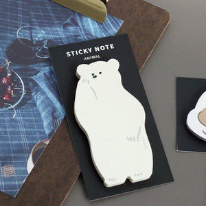 Sticky Note Animal | White Bear